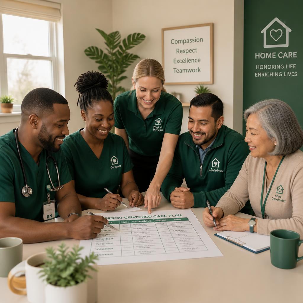Diverse multidisciplinary home care team